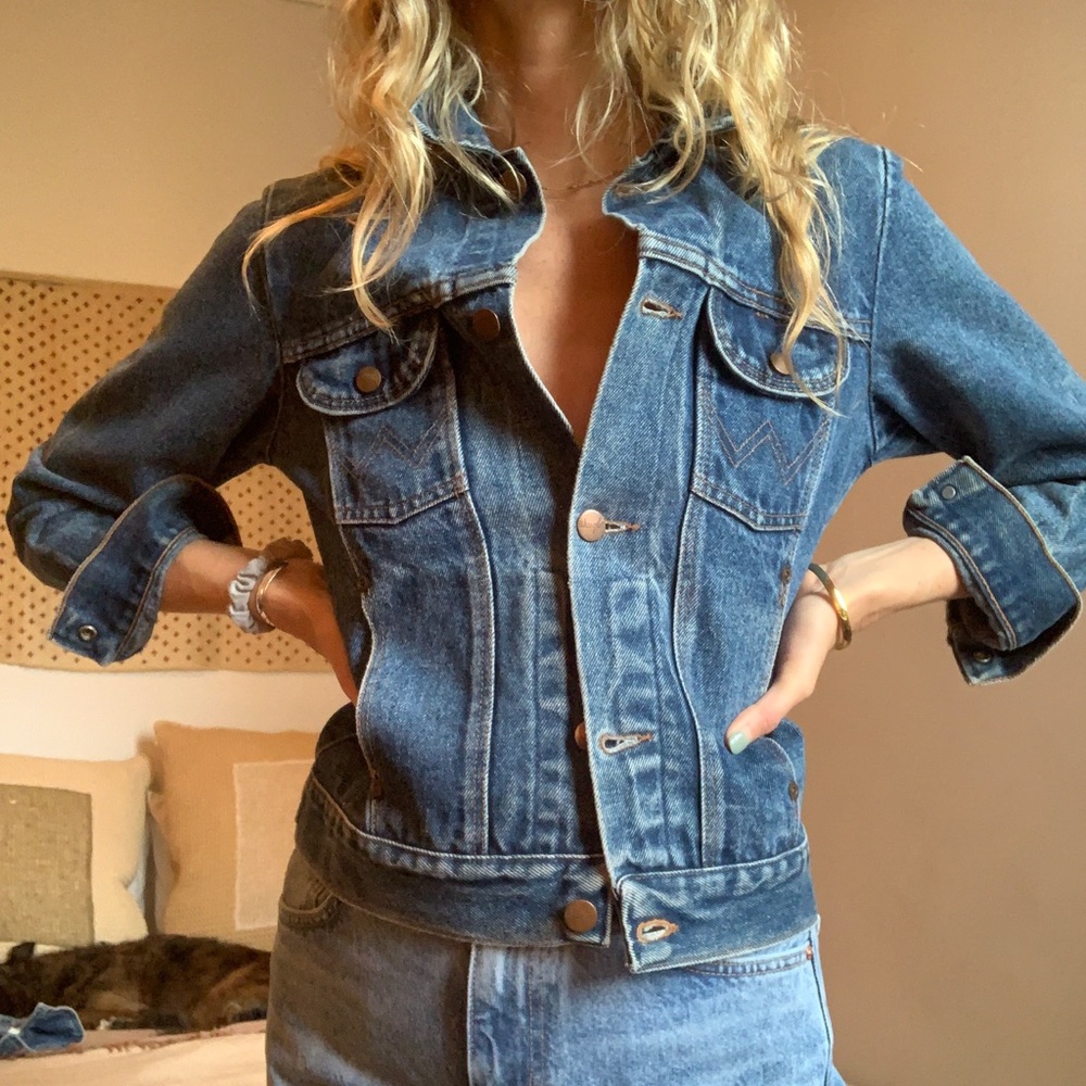 Vintage Wrangler Blue Jean Jacket